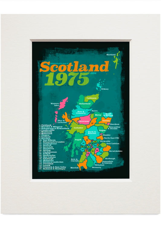 Scotland 1975 – small mounted print