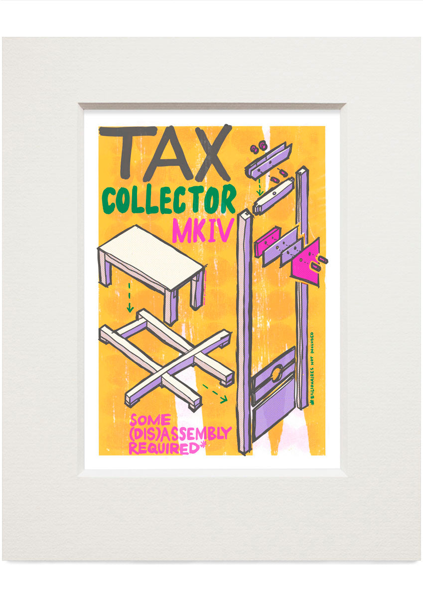 Tax collector Mk.IV (amber) – small mounted print