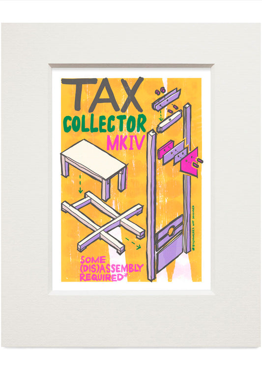 Tax collector Mk.IV (amber) – small mounted print