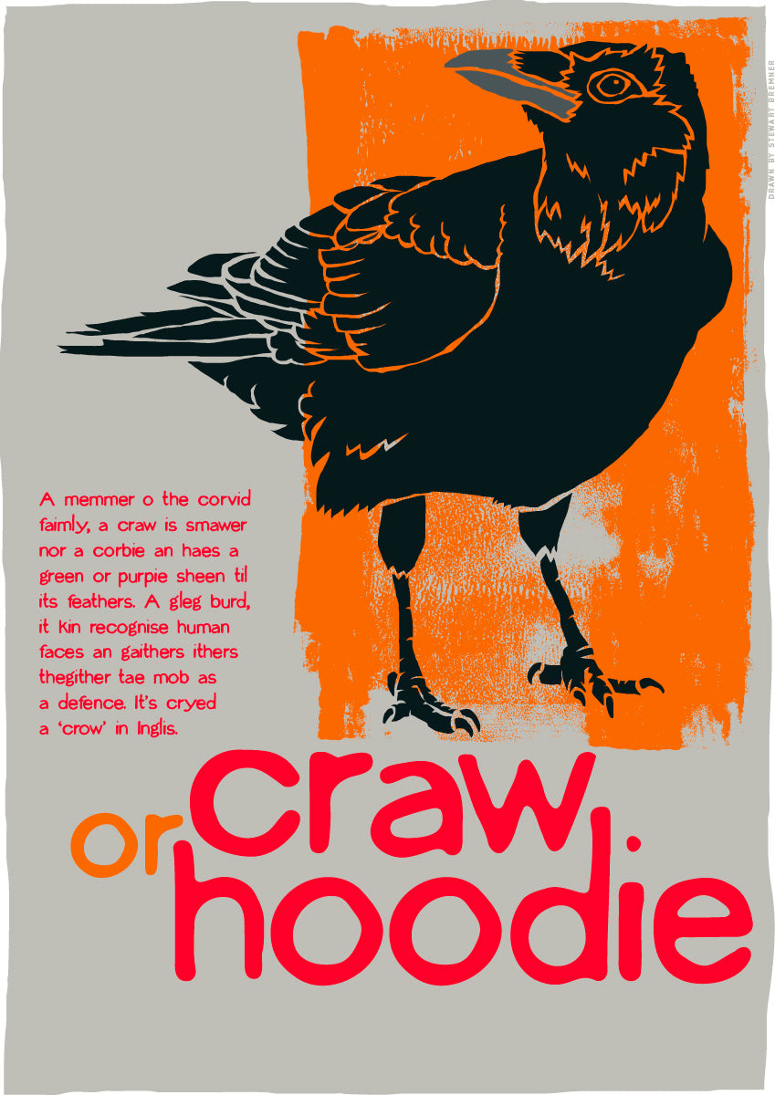 Craw (orange) – poster