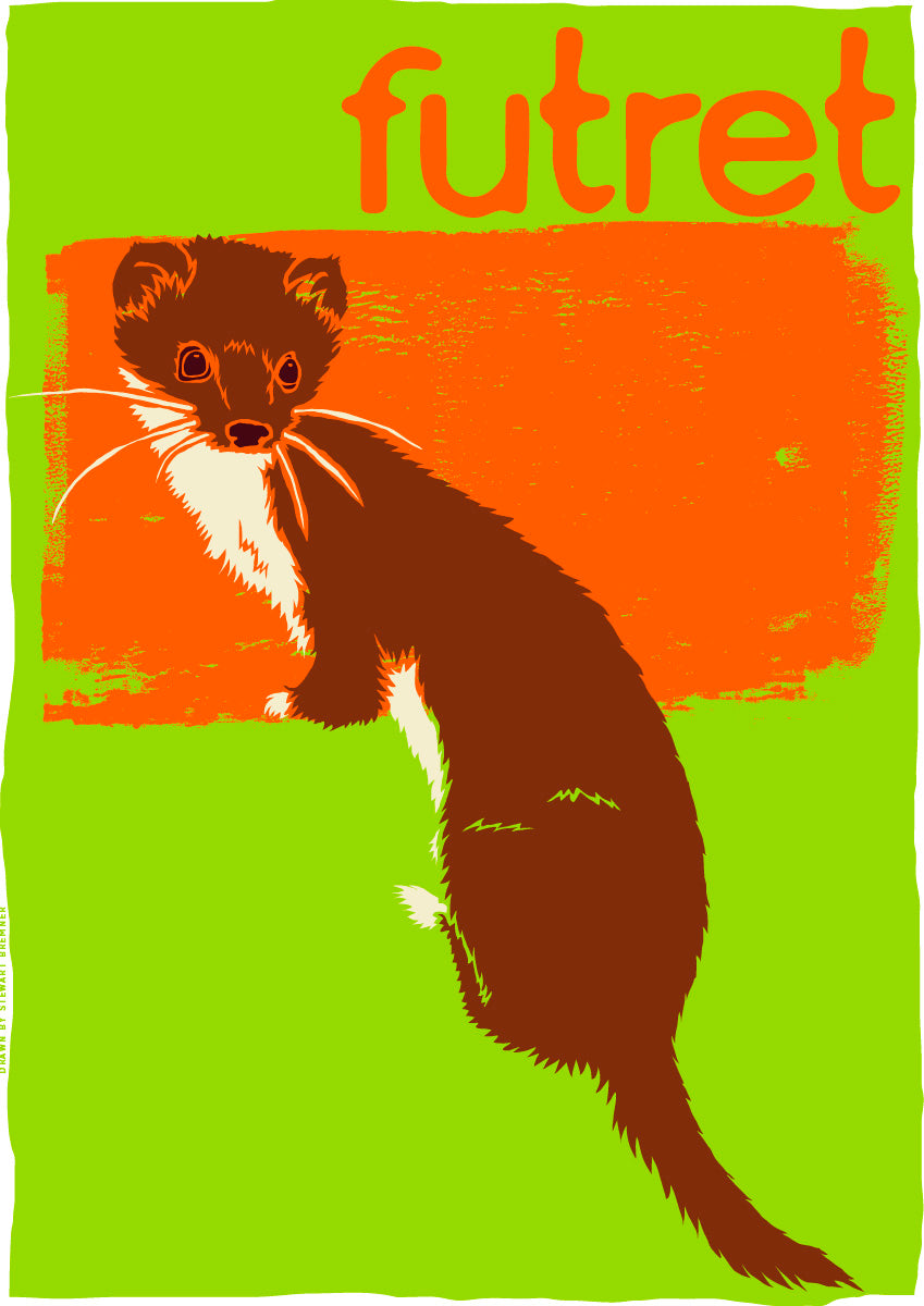 Futret (green) – poster