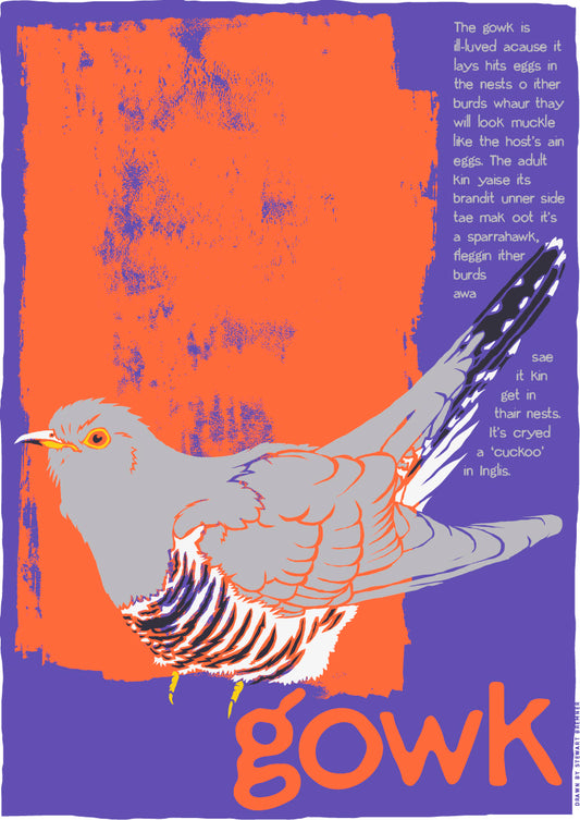 Gowk – giclée print
