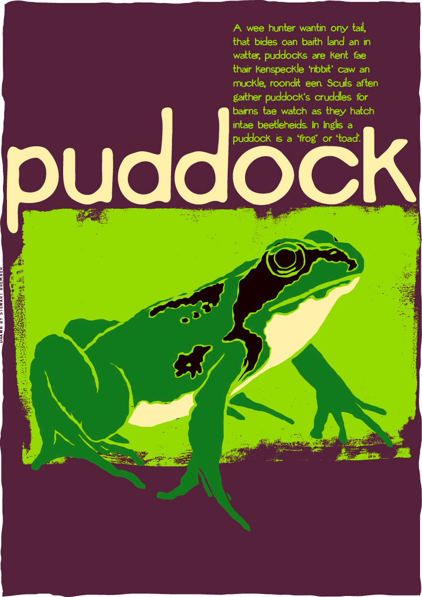 Puddock (brown) – poster