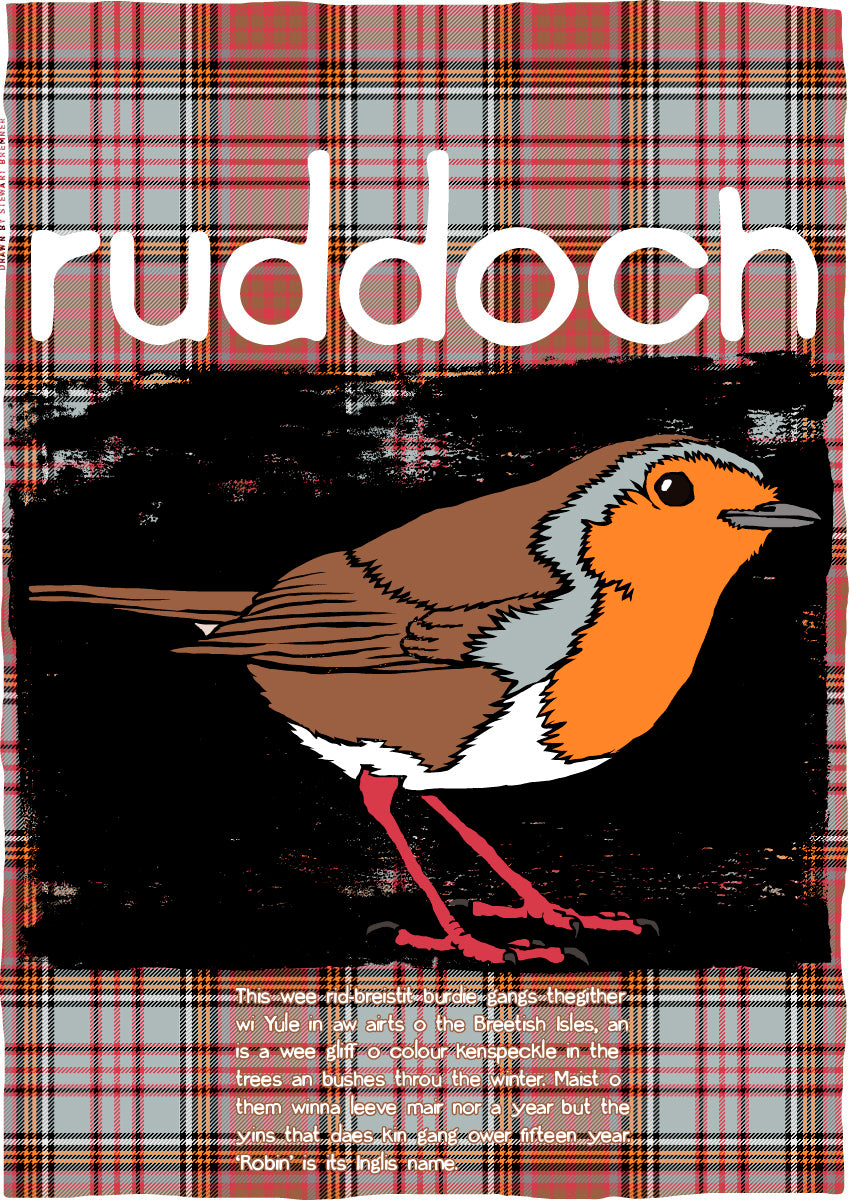 Ruddoch oan tartan – poster