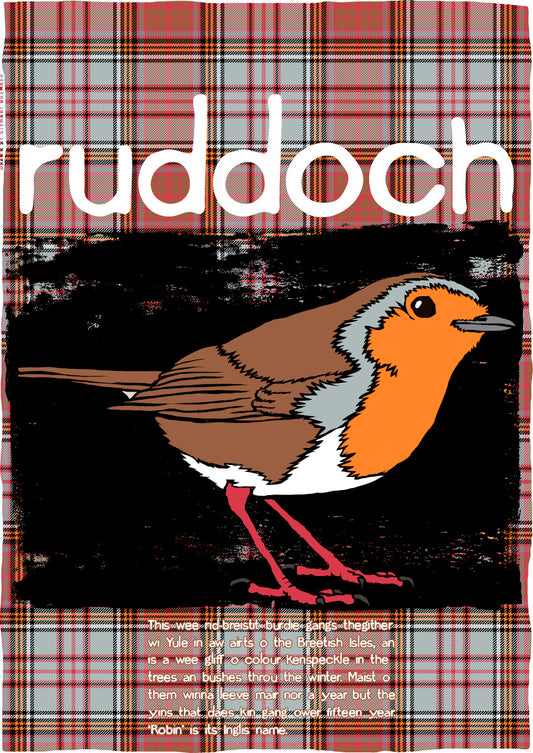 Ruddoch oan tartan – giclée print