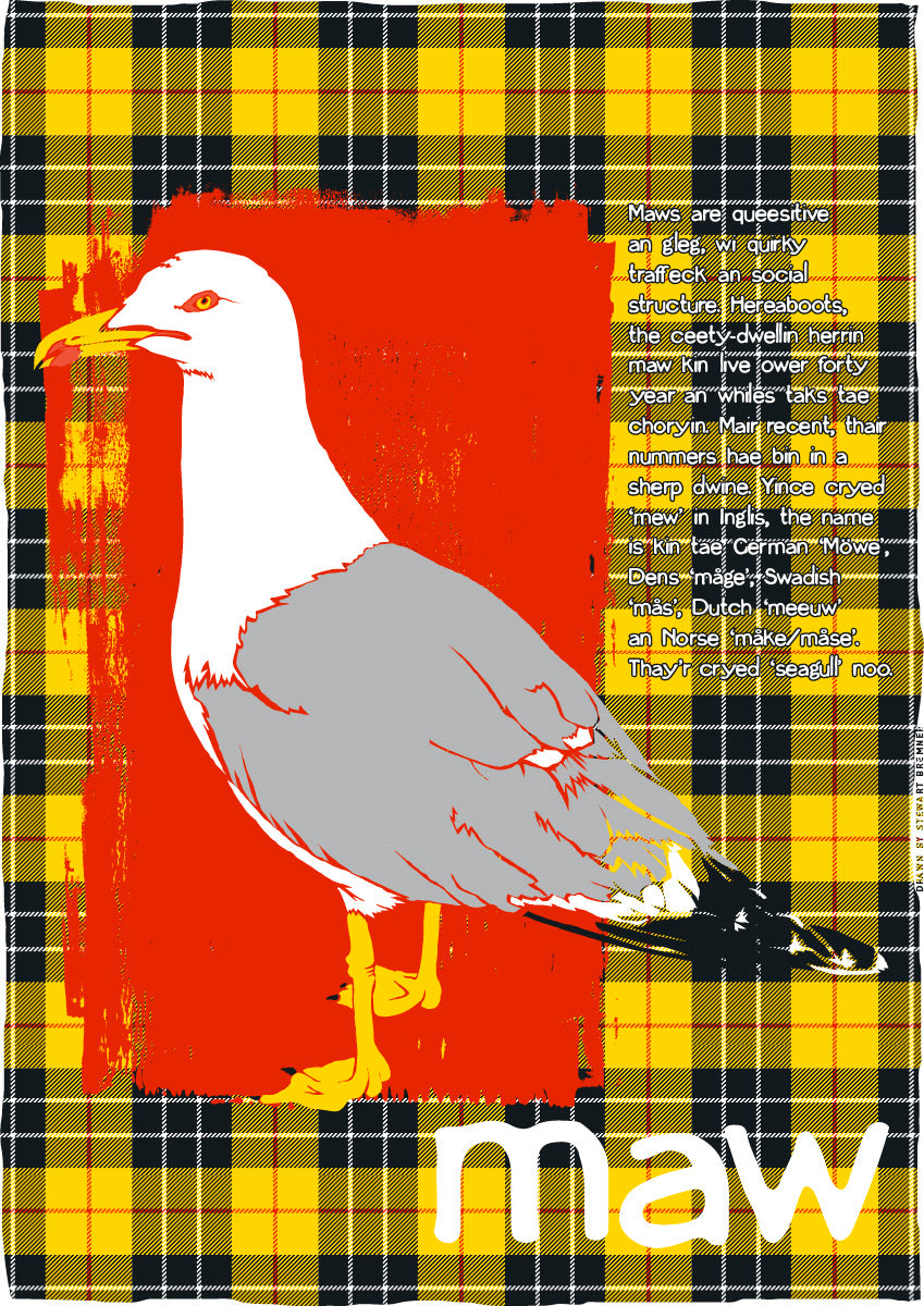 Maw oan tartan – poster