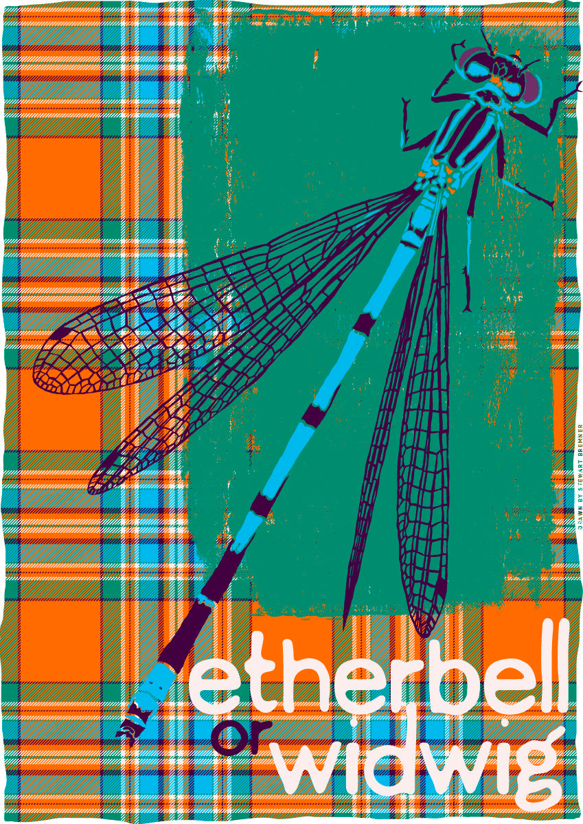 Etherbell or widwig oan tartan – poster