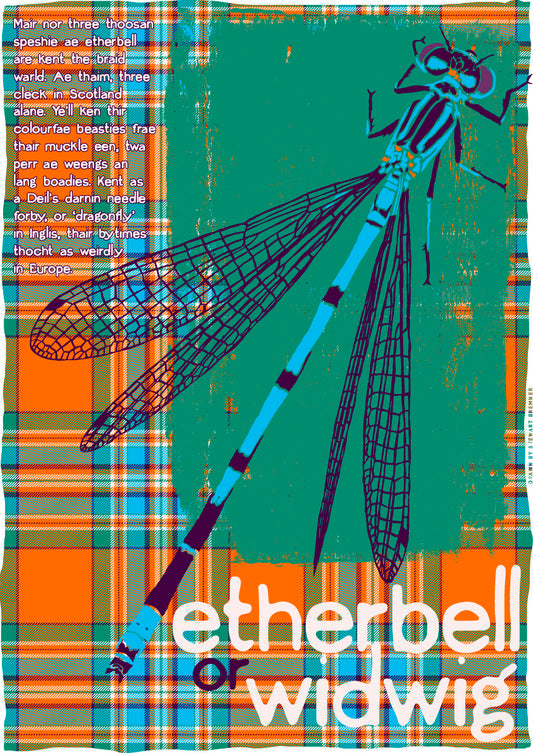 Etherbell or widwig oan tartan – poster