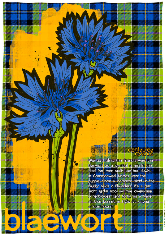 Blaewort oan tartan – poster