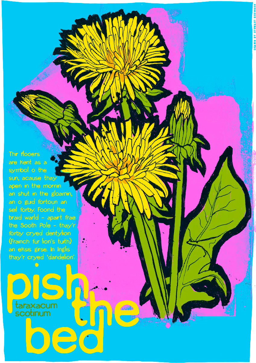 Pish the bed – poster
