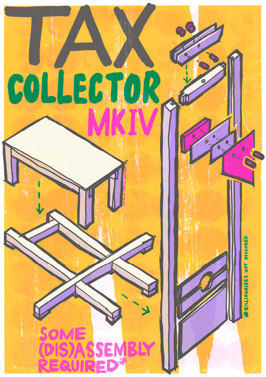 Tax collector Mk.IV (amber)  – giclée print