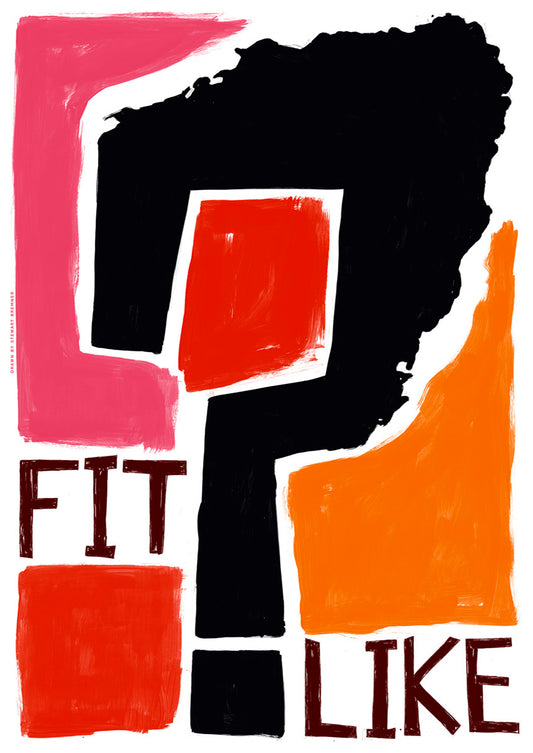 Fit like? (red) – poster