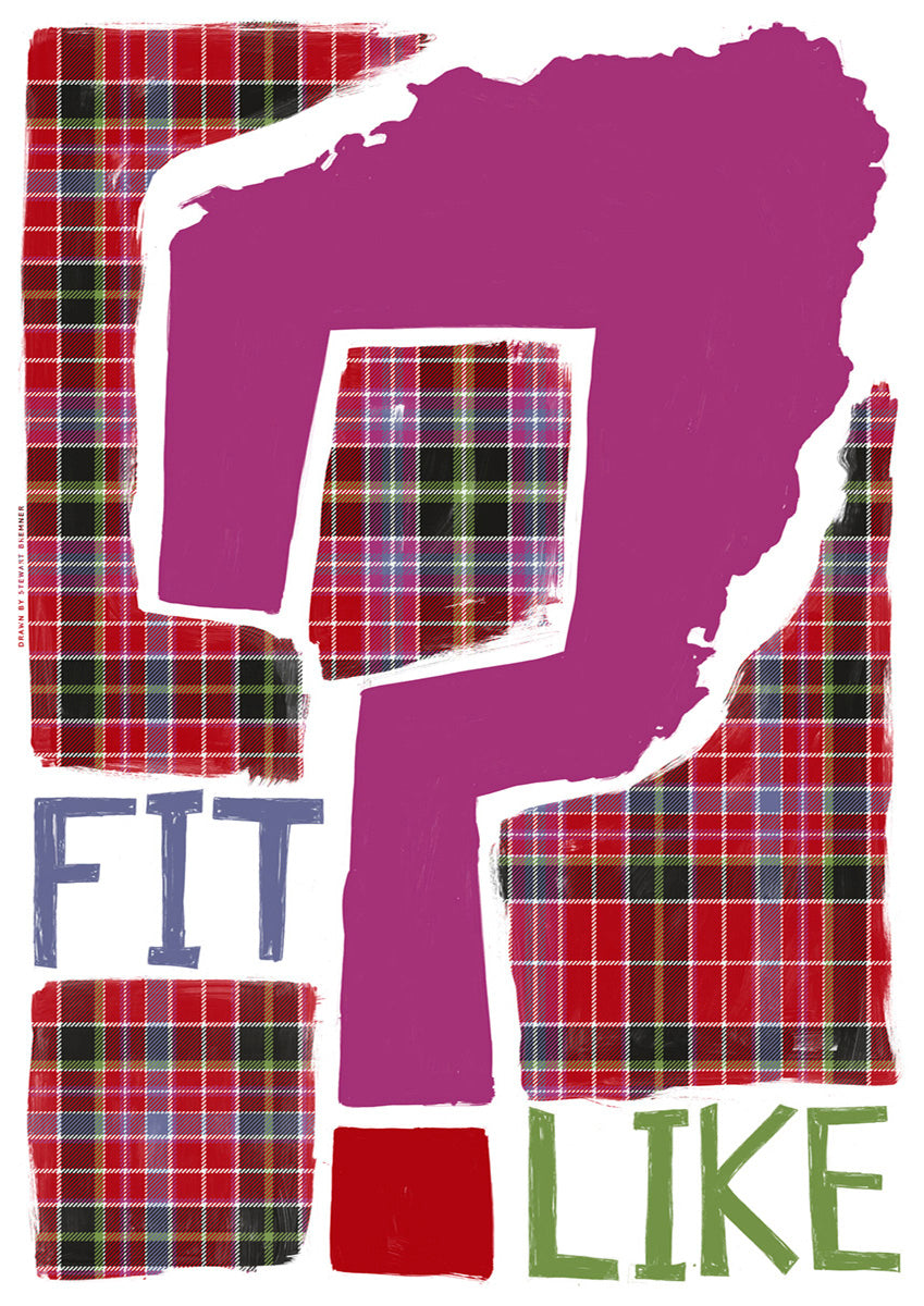 Fit like? (oan tartan) – poster