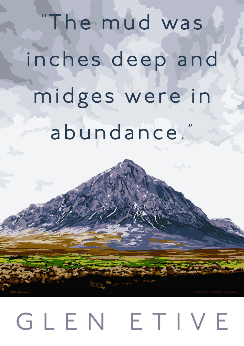 Glen Etive is muddy – poster