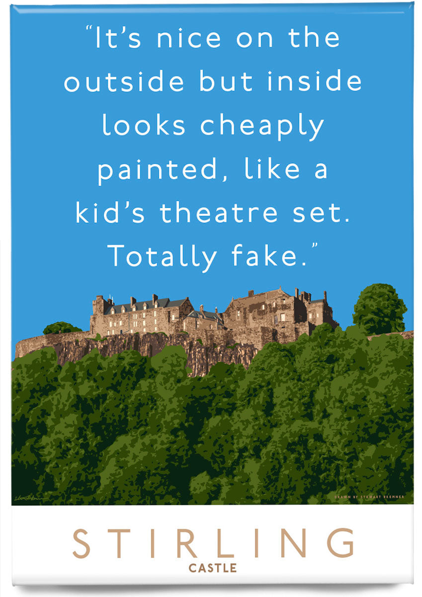 Stirling Castle looks cheap – magnet