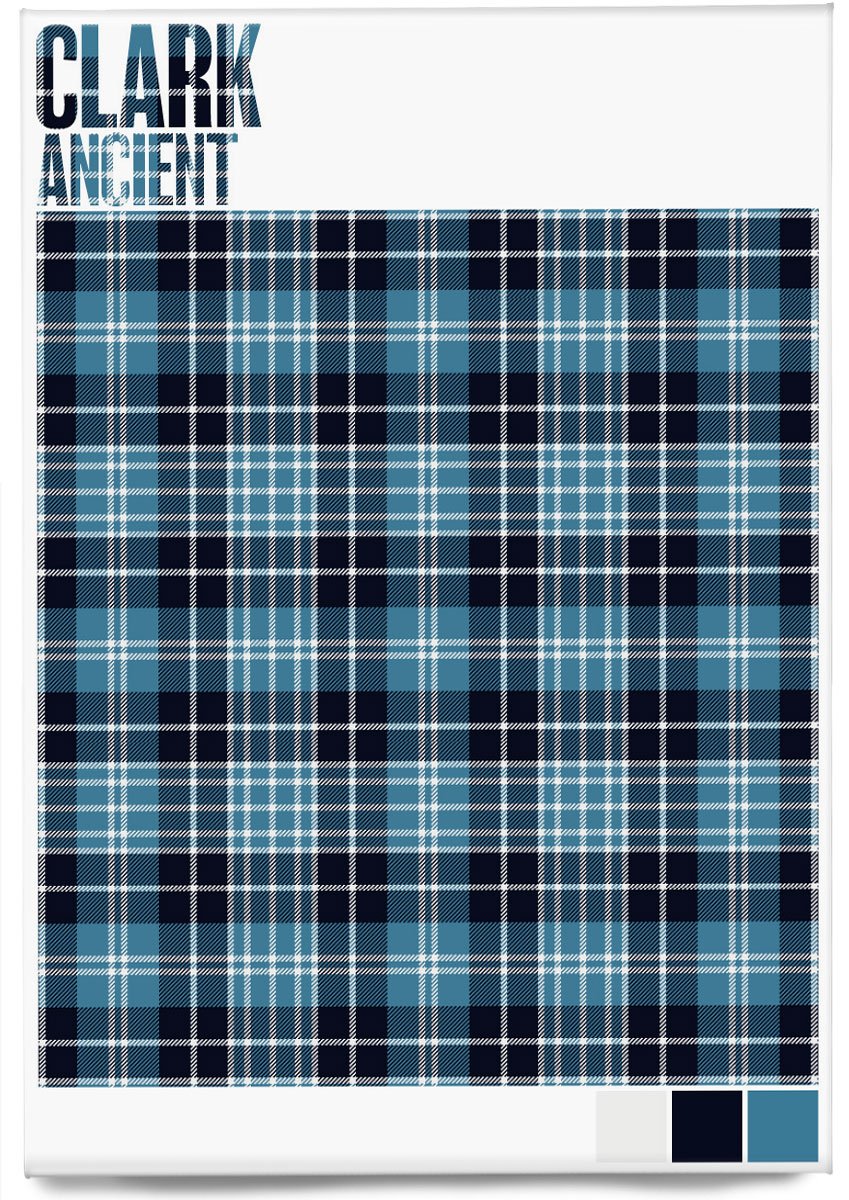 Clark Ancient tartan – magnet