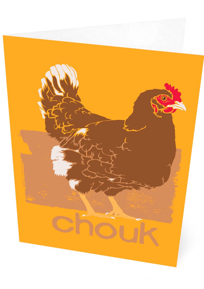 Chouk – card – Indy Prints by Stewart Bremner