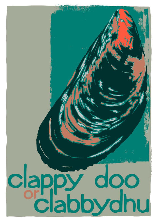 Clappy doo or clabbydhu – poster – Indy Prints by Stewart Bremner