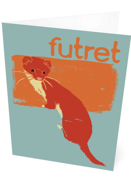 Futret – card – Indy Prints by Stewart Bremner