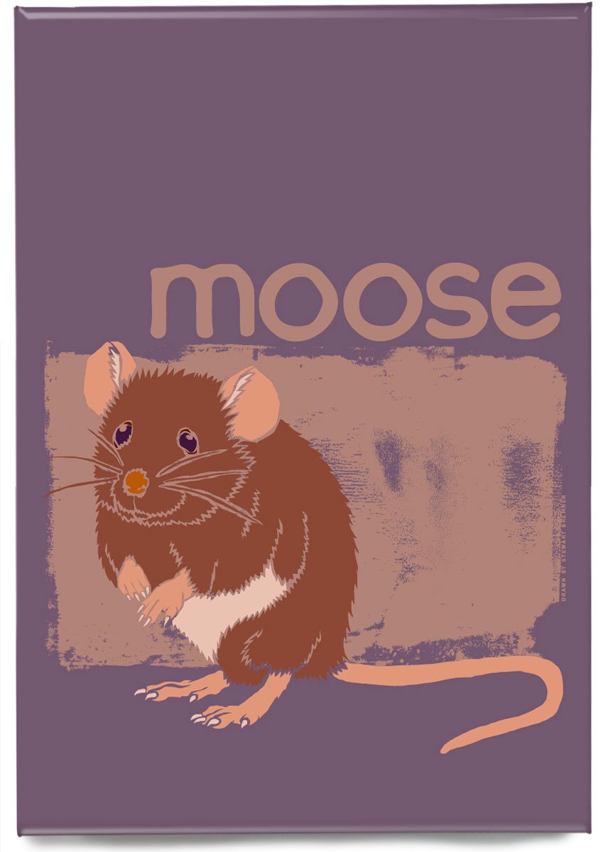 Moose – magnet – Indy Prints by Stewart Bremner