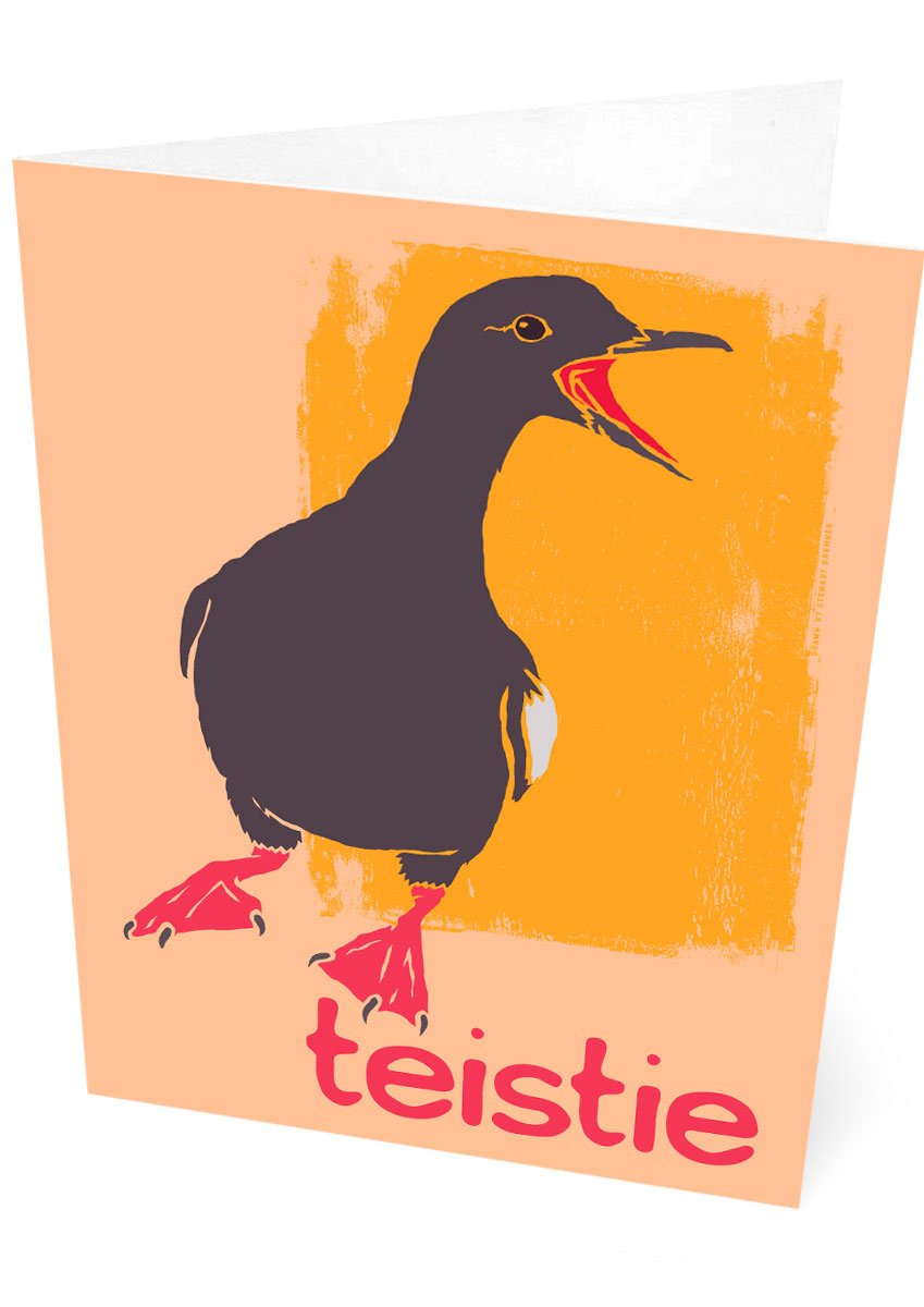 Teistie – card – Indy Prints by Stewart Bremner