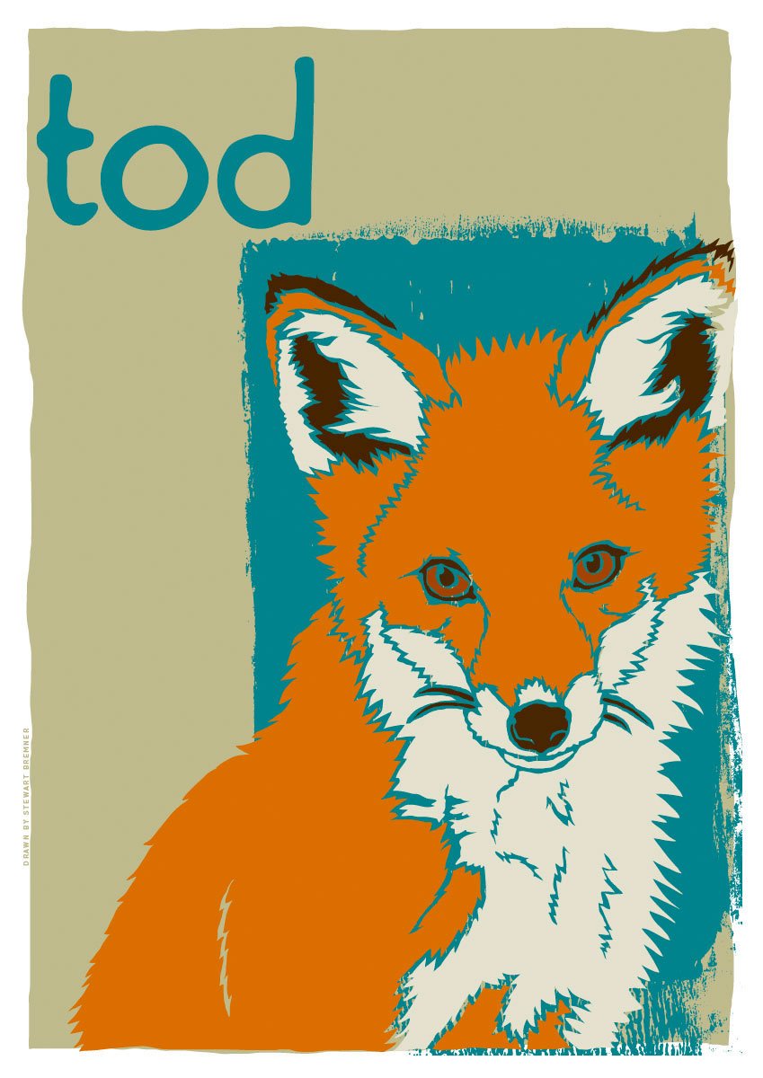 Tod – giclée print – Indy Prints by Stewart Bremner