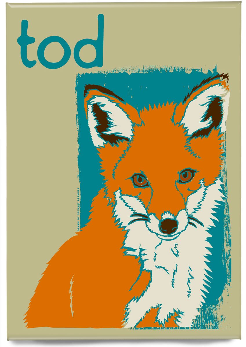 Tod – magnet – Indy Prints by Stewart Bremner