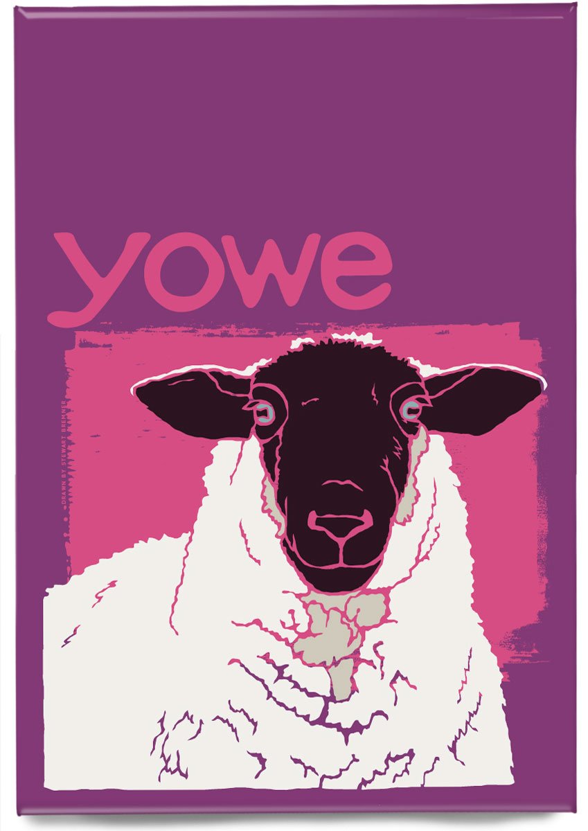 Yowe – magnet – Indy Prints by Stewart Bremner