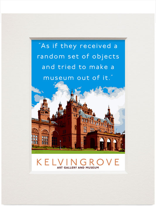 The random objects of Kelvingrove – small mounted print